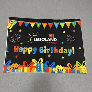 LEGO Pillowcase Legoland Parks HAPPY BIRTHDAY 26 x 17 inch New With Tags